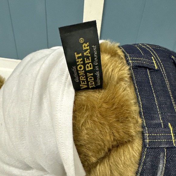 Vermont Teddy Bear Cool Guy Bear w/ Sunglasses, Jeans & LOVE TATTOO valentine's - Picture 7 of 9